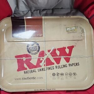 RAW Natural Unrefined Rolling Papers Tray